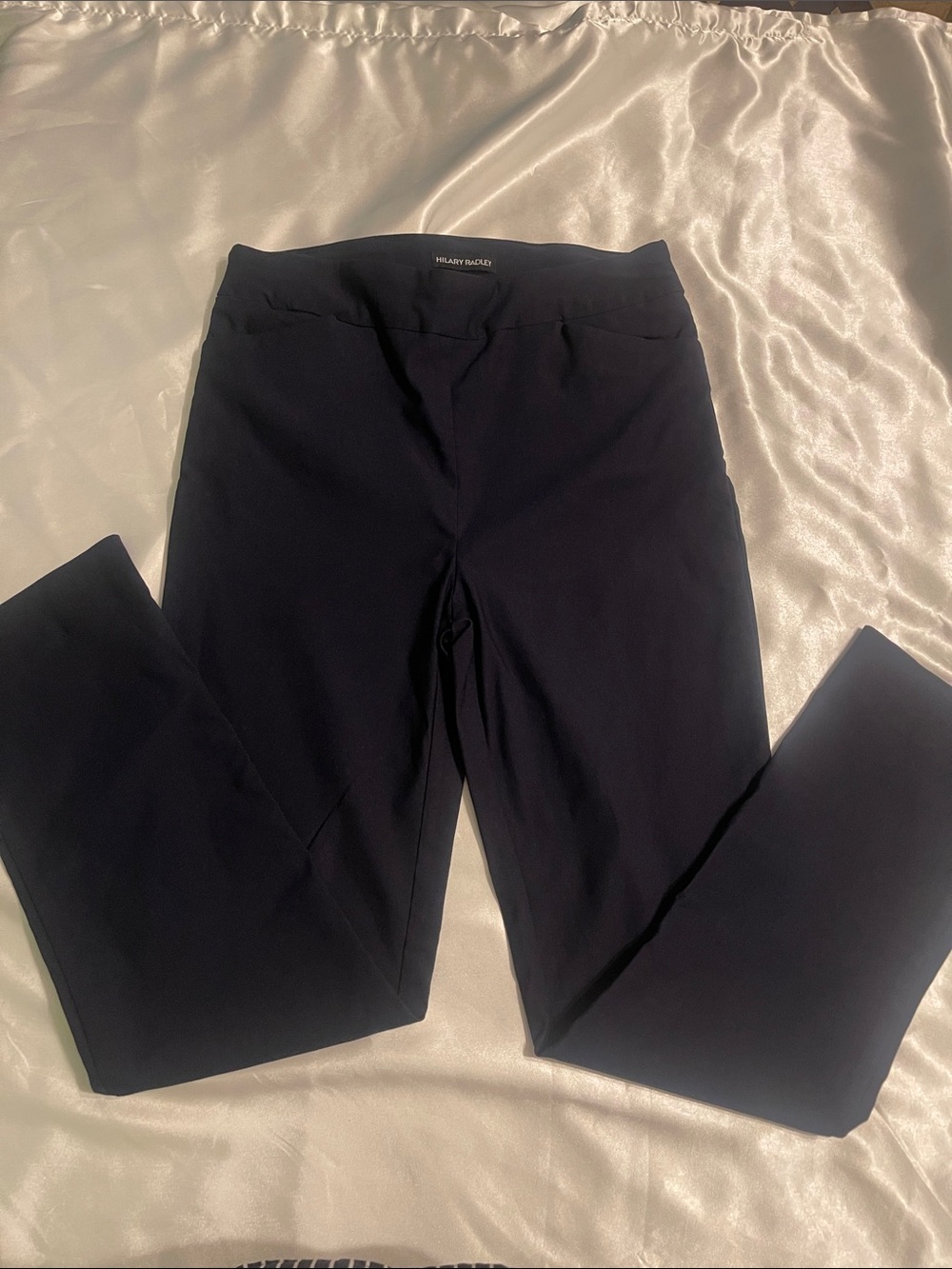 Hilary Radley Black Ponte Leggings